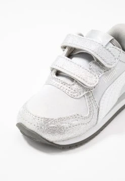 Puma Cabana Racer Glitz- Trainers - Silver/White/Gray Violet -Fashion clothing 40644275b59b41d0b7e55fee77709d40