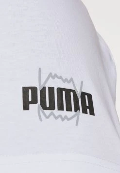 Puma Fangear Graphic Tee - Basic T-Shirt - White -Fashion clothing 4066e109756c4460a11c6ed507d3ae28