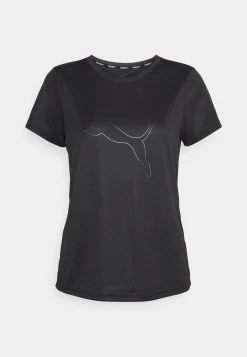 Puma Concept Commercial Tee - Sports T-Shirt - Black/Metallic -Fashion clothing 437b3c92fa534e5ca4285f38471b186c