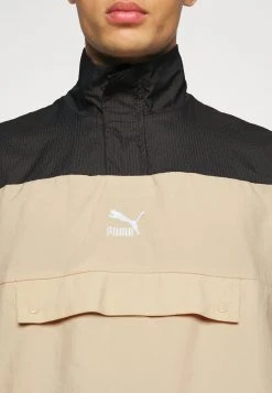 Puma Half Zip Jacket - Zip-Up Sweatshirt - Light Sand -Fashion clothing 437bc70600554195b5e57ff8c1e951c6