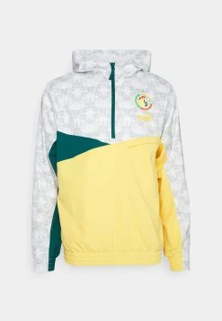 Puma Senegal Fsf Graphic Woven Hoody - Windbreaker - White/Mustard Seed -Fashion clothing 43cbabdc68f140178c79e9ba939f1309