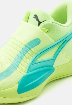 Puma Rise Nitro - Basketball Shoes - Fast Yellow/Electric Peppermint -Fashion clothing 440f1fc773a749aa9a6b069b385422f3
