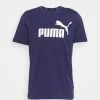Puma Logo Tee - Print T-Shirt - Peacoat -Fashion clothing 456f0ca7333a496f85bdf050b3f767f9