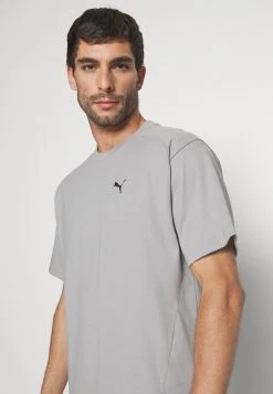 Puma Rad/Cal Tee - Basic T-Shirt - Concrete Gray -Fashion clothing 462a3554240c438d853bcafa71b13a60