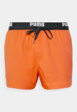 Puma Swim Men Logo Length Swim Shorts - Swimming Shorts - Chili Powder -Fashion clothing 46beef3f909a499694ad6612f5764c56