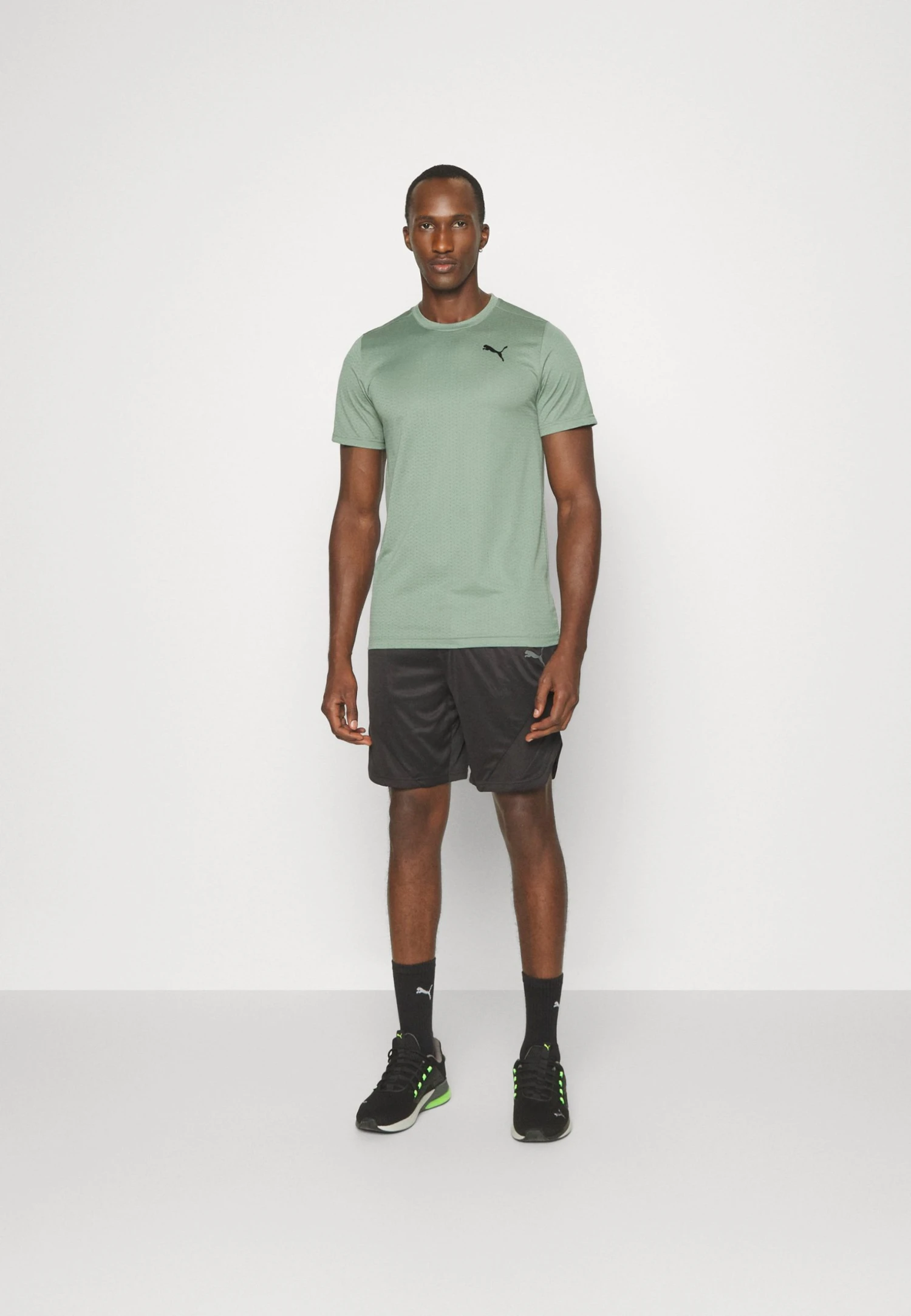 Puma Train Blaster Tee - Sports T-Shirt - Eucalyptus 4 Puma Train Blaster Tee - Sports T-Shirt - Eucalyptus - Image 2