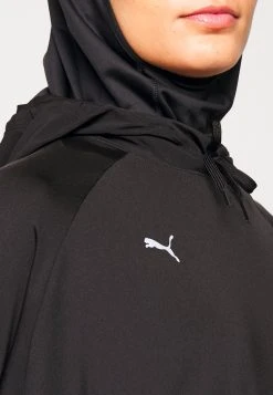 Puma Modest Activewear Hoodie - Long Sleeved Top - Black -Fashion clothing 47945ba82603442f8cf838c7369874fc