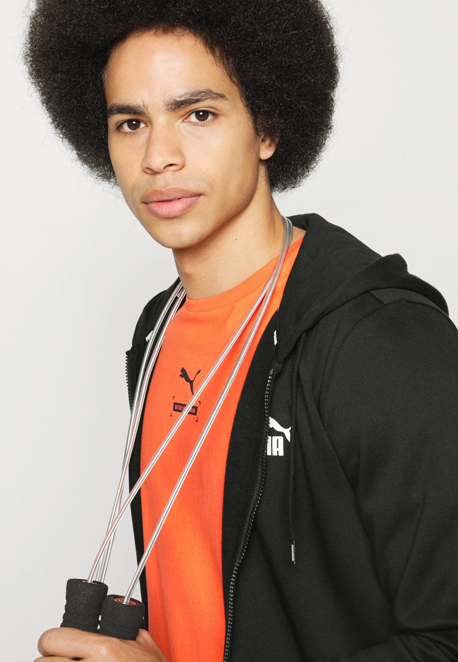 Puma Zip-Up Sweatshirt - Black 6 Puma Zip-Up Sweatshirt - Black - Image 4