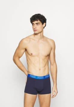 Puma Basic Trunk 4 Pack - Pants - Blue/Black -Fashion clothing 4bb8b0c9be574971828eff31bfc3d329