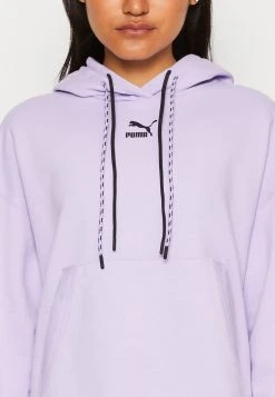 Puma Dare To Oversized Hoodie - Sweatshirt - Vivid Violet -Fashion clothing 4bdc05f63d4547f184249fdf57e92493