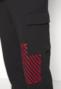 Puma Manchester City Ftblculture Cargo Pants - Club Wear - Black/Tango Red -Fashion clothing 4c8d0ac4170a4c8fa89975bb81659794
