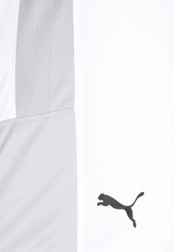 Puma Basketball Game- Sports Shorts - White/Quarry -Fashion clothing 4e57619b7e9c439da786adf26f19b1d9