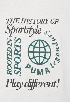 Puma Graphics Legacy Archive Tee - Print T-Shirt - Warm White -Fashion clothing 4e70238b1d544efaa88a8aa189dd2fe3