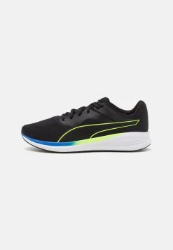 Puma Transport- Neutral Running Shoes - Black/Fizzy Lime/Royal Sapphire
