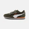 Puma St Runner Unisex - Trainers - Khaki/Orange -Fashion clothing 51c4e7844c3f4a30ba3967b4f4ec0099
