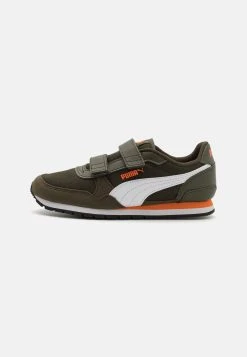 Puma St Runner Unisex - Trainers - Khaki/Orange