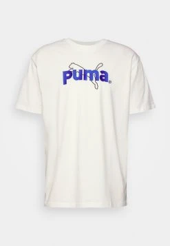 Puma Team Graphic Tee - Print T-Shirt - White