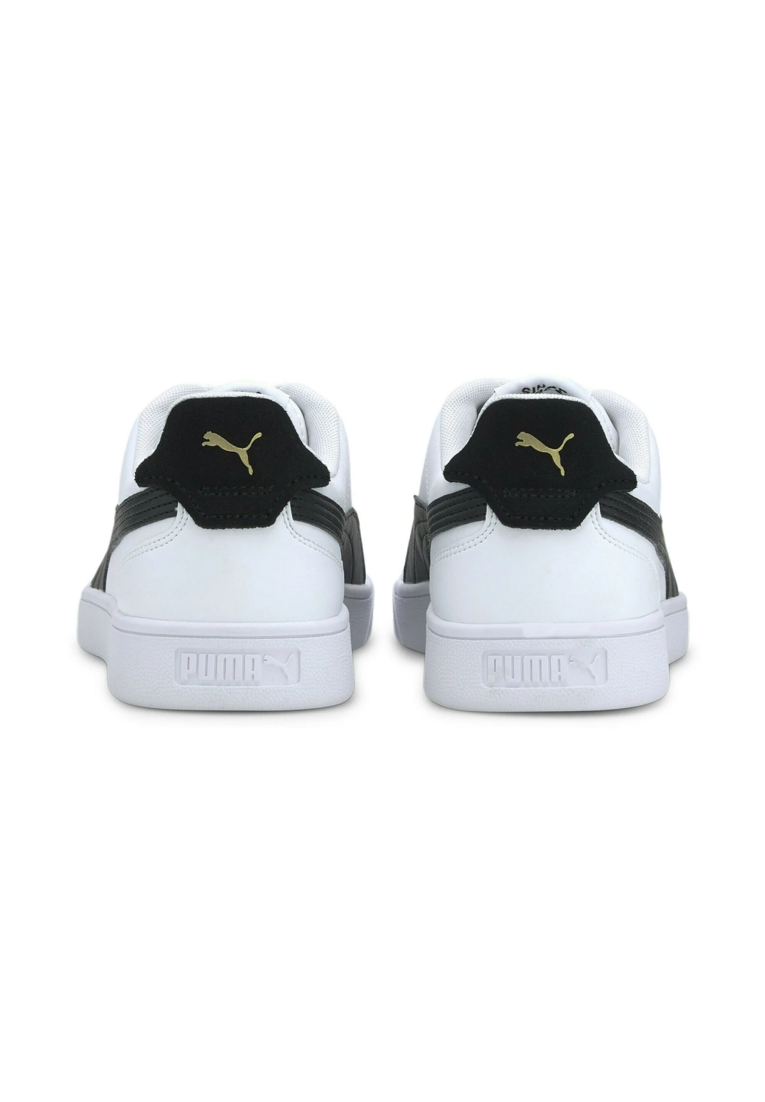 Puma Shuffle Unisex - Trainers - White Black Team Gold 6 Puma Shuffle Unisex - Trainers - White Black Team Gold - Image 4