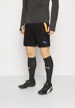 Puma Teamliga Open Pockets - Sports Shorts - Black/Blue Glimmer