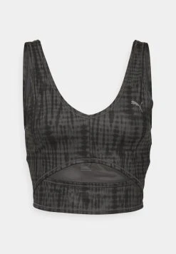 Puma Studio Crop - Top - Black -Fashion clothing 544f295c005c4c1b9e9800b92cd05eac