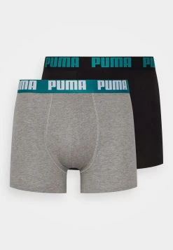 Puma Basic 2 Pack - Pants - Grey/Teal Combo -Fashion clothing 54625f07b57a492da73fa84fcc9902aa