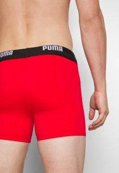 Puma Swim Men Logo Trunk - Swimming Trunks - Red -Fashion clothing 54ffbc5080914ee99cb065e1469c7545