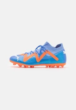 Puma Future Pro Mg - Moulded Stud Football Boots - Blue Glimmer/White/Ultra Orange