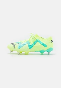 Puma Future Ultimate Low Mxsg - Screw-In Stud Football Boots - Fast Yellow/Black/Electric Peppermint