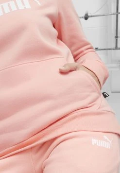 Puma Ess Logo Fl - Sweatshirt - Peach Smoothie -Fashion clothing 55df2af35d664a6f95afb9557e86c49a