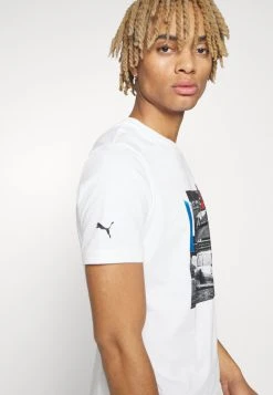 Puma Bmw Car Graphic Tee - Print T-Shirt - White -Fashion clothing 585d4ba439d943a5b1a0b4323b1bc8e0