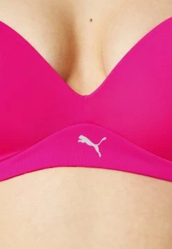 Puma Women Soft Padded Bra - T-Shirt Bra - Neon Pink -Fashion clothing 586e826302604b05a54ada9897cabc48