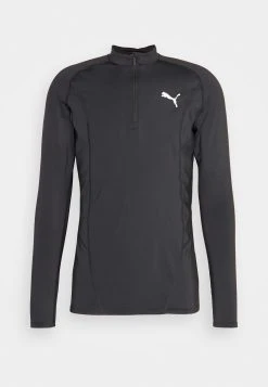 Puma Train Slim Zip- Long Sleeved Top - Black -Fashion clothing 59fa08d91bc145009a97b9c5203a8ec7