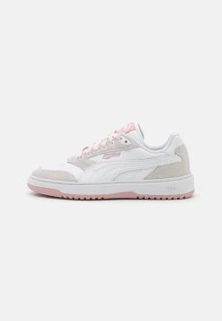 Puma Doublecourt - Trainers - White/Future Pink -Fashion clothing 5b78ff4ea27c49d7845706fe1b9bb654