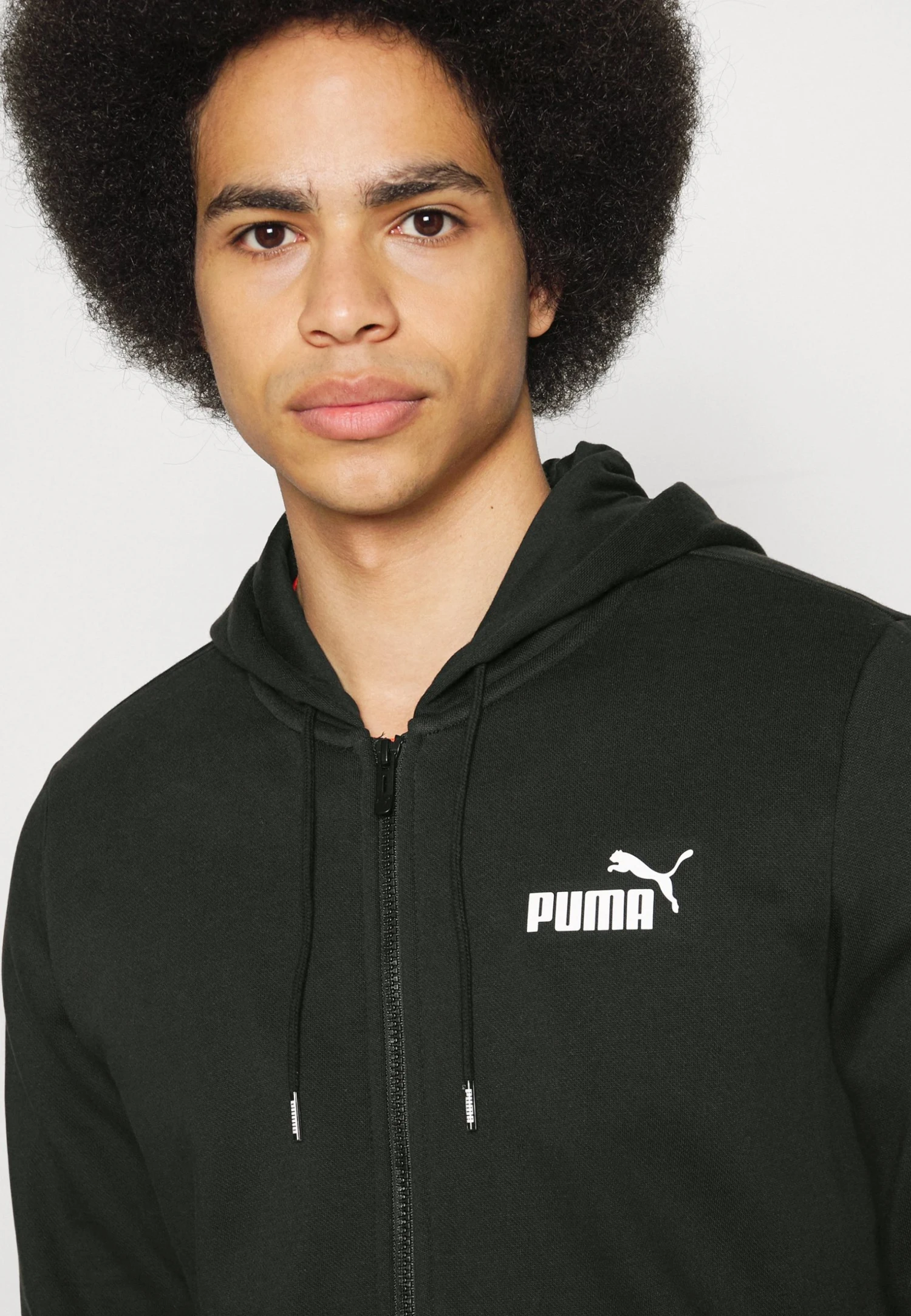 Puma Zip-Up Sweatshirt - Black 7 Puma Zip-Up Sweatshirt - Black - Image 5