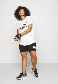 Puma Logo Tee Plus - Print T-Shirt - White -Fashion clothing 5fe154f32ebe4bd8b562909dfdfec168