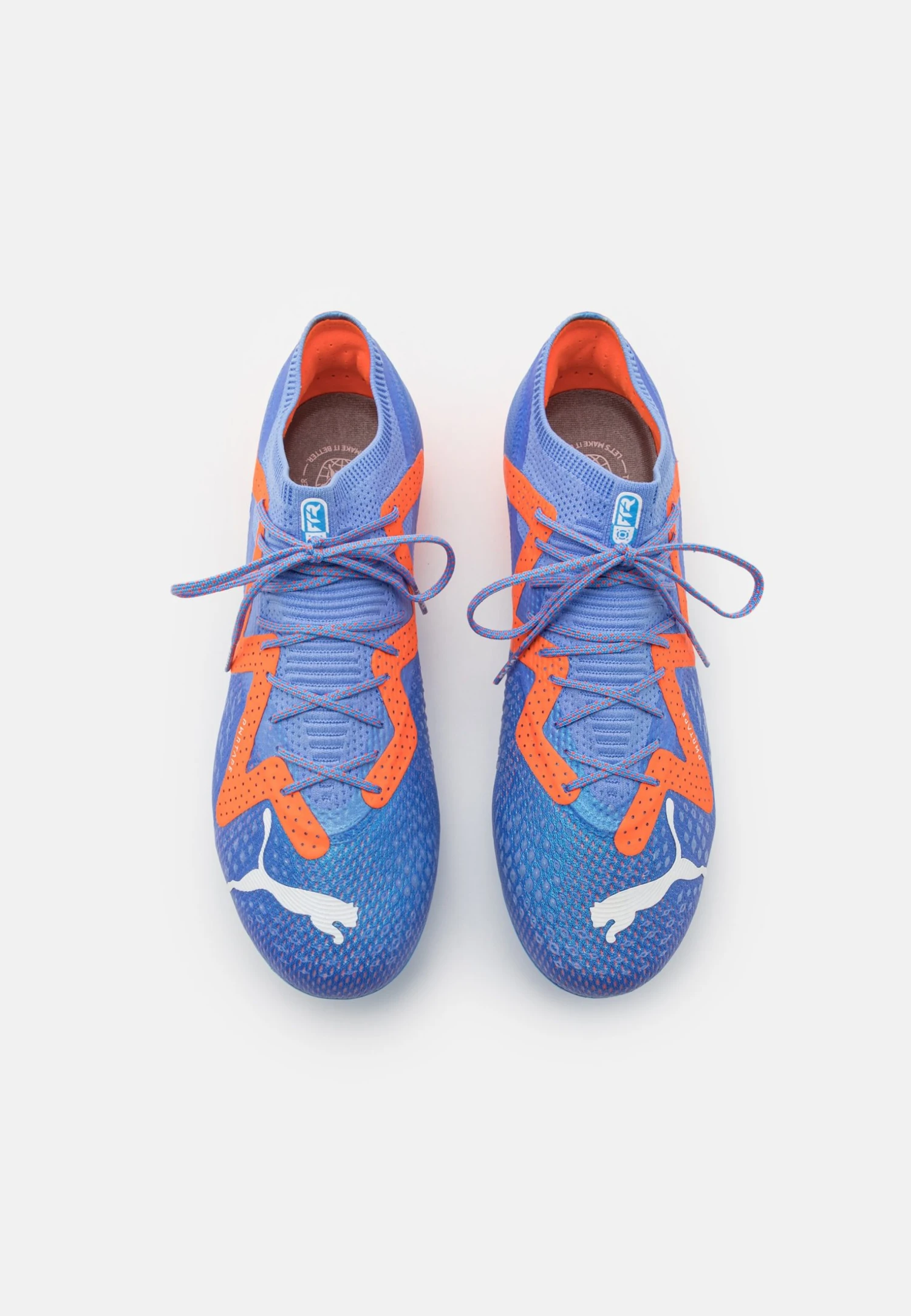 Puma Future Ultimate Low Fg/Ag - Moulded Stud Football Boots - Blue Glimmer/White/Ultra Orange 6 Puma Future Ultimate Low Fg/Ag - Moulded Stud Football Boots - Blue Glimmer/White/Ultra Orange - Image 4