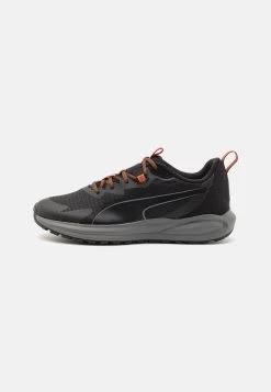 Puma Twitch Runner - Trail Running Shoes - Black/Chili Powder