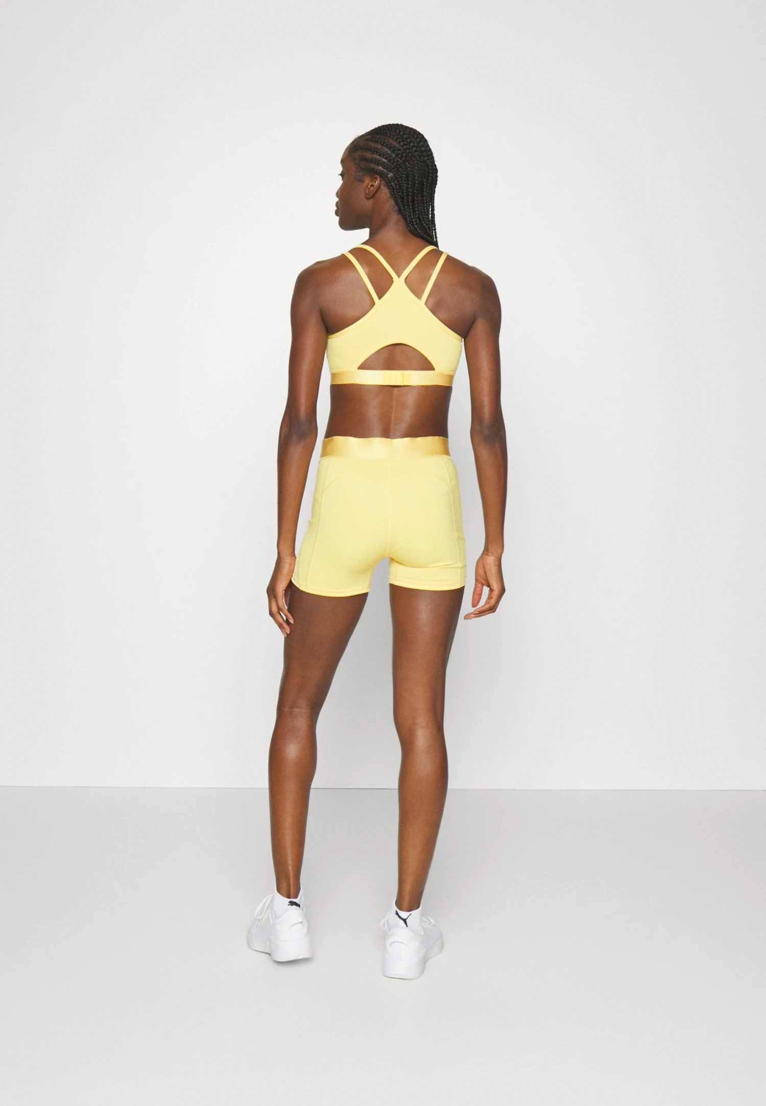 Puma Pamela Reif Waistband Short - Leggings - Mustard Seed 8 Puma Pamela Reif Waistband Short - Leggings - Mustard Seed - Image 6