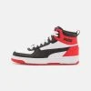 Puma Rebound Jr - High-Top Trainers - White/Black/High Risk Red -Fashion clothing 6182593cf43444e8bec8173f2f6a2888