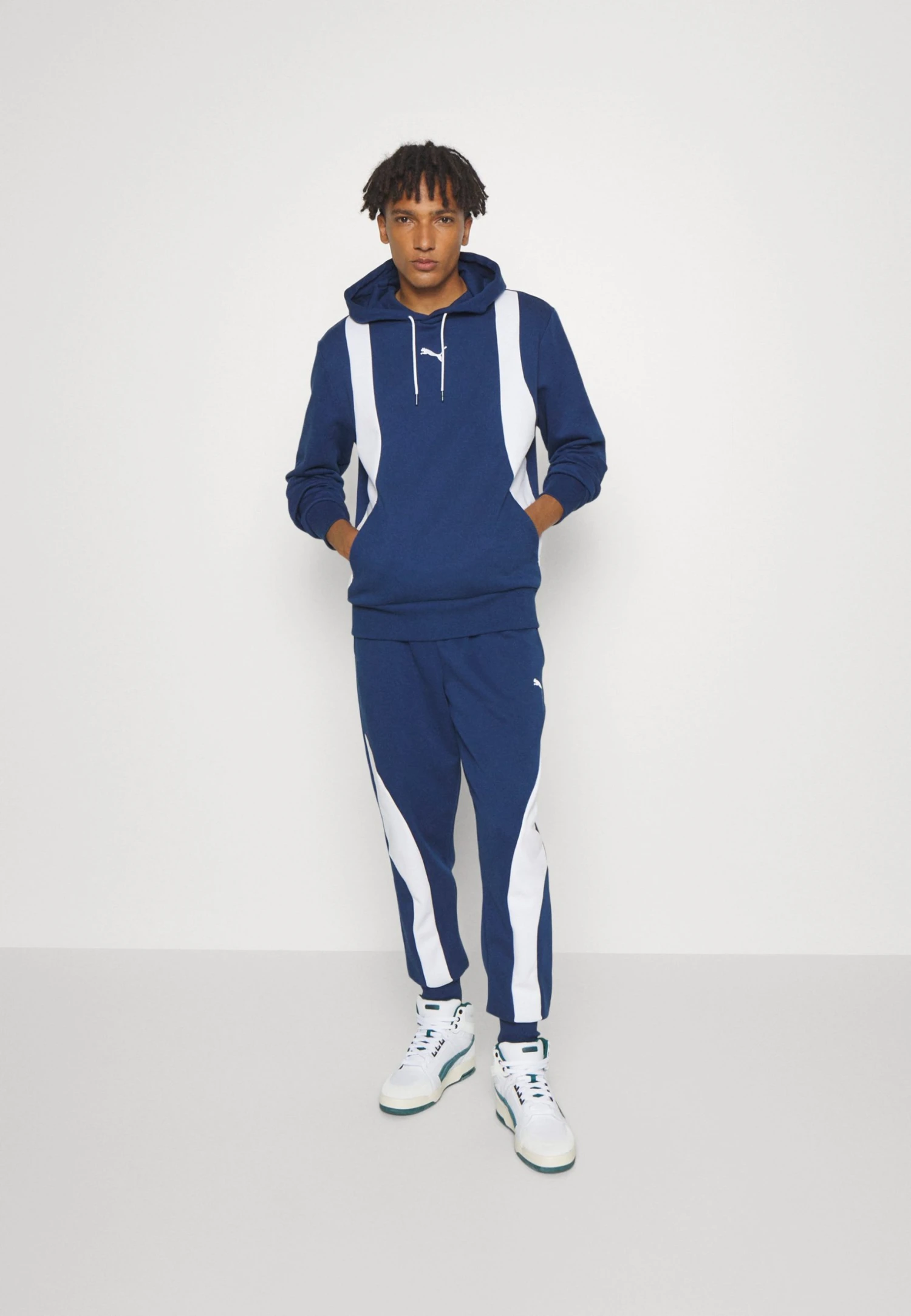 Puma Formstrip Hoodie - Hoodie - Persian Blue/White 4 Puma Formstrip Hoodie - Hoodie - Persian Blue/White - Image 2
