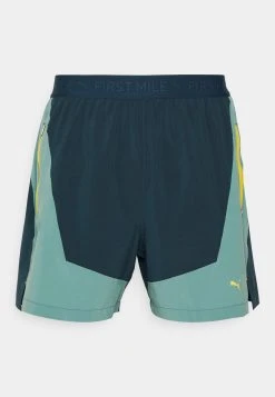 Puma First Mile - Sports Shorts - Dark Night/Adriatic -Fashion clothing 637010101db04532a675156ef85a17d6