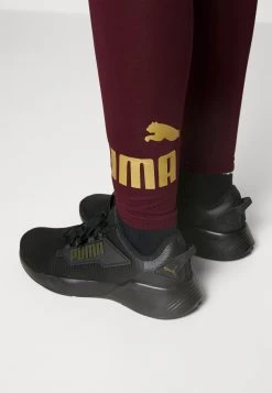Puma Ess+ Metallic - Leggings - Aubergine -Fashion clothing 63ade3a18baf46e8941bb1e46cbb49f4