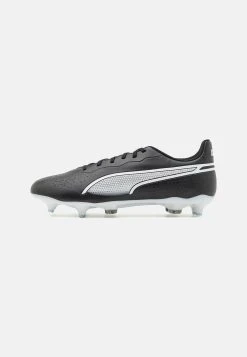 Puma King Match Mxsg - Screw-In Stud Football Boots - Black/White