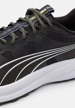 Puma Redeem Pro Trail - Neutral Running Shoes - Black/Yellow Blaze -Fashion clothing 643ed6c8ddf44c59b2f57dbdefb5b100