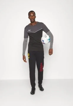 Puma Manchester City Ftblculture Cargo Pants - Club Wear - Black/Tango Red -Fashion clothing 64eecc3806ff4fa9a2ed93c959b76282