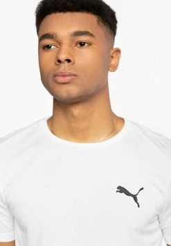 Puma Print T-Shirt - White -Fashion clothing 65bf1e430ba84c799888cf4489993b3f