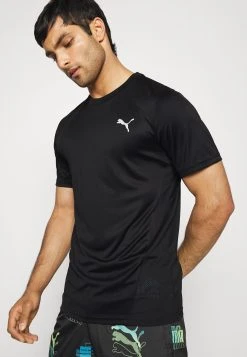 Puma Train All Day Tee - Sports T-Shirt - Black -Fashion clothing 683f0ca9f8d843c5bd9a87b693cd902a