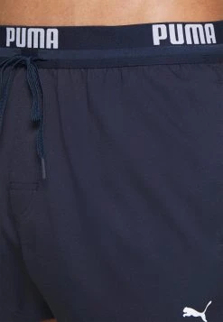 Puma Swim Men Logo Length Swim Shorts - Swimming Shorts - Navy -Fashion clothing 694b09987afa417092d2316d2da07497