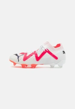 Puma Future Ultimate Fg/Ag - Moulded Stud Football Boots - White/Fire Orchid