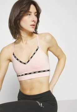 Puma Low Impact Strong Strappy Bra - Light Support Sports Bra - Rose Dust -Fashion clothing 6bc9a92d276c41aa8703795d0cfe1b23